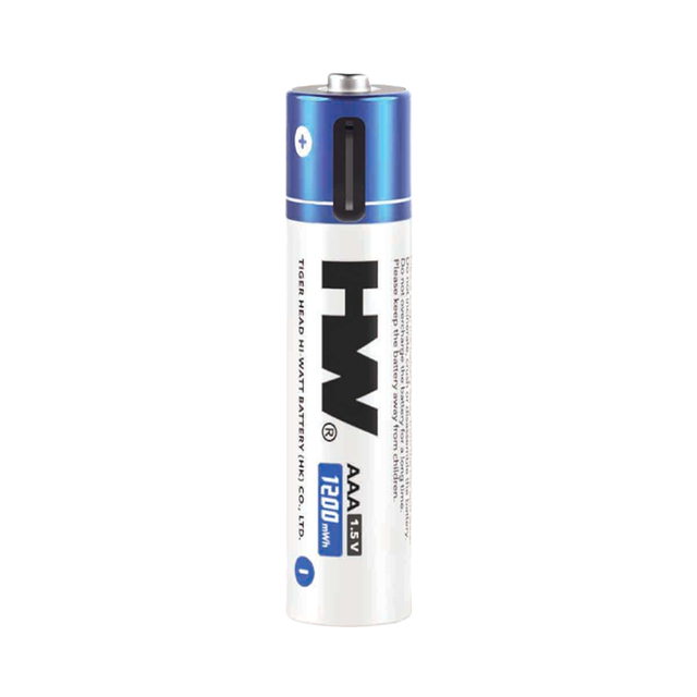 Eco-friendly AAA 1.5V 866mAh USB-C Rechargeable Li-ion Battery Pack 1200 Cycles Fast Charging OEM ODM