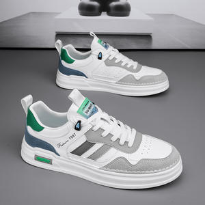 Zapatos casuales de caña alta, modernos y versátiles, zapatos deportivos para hombre con suela blanda, antideslizantes. - Product Image 2