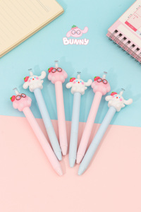 Crayon rose mignon de haute qualité, crayon blanc de couleur personnalisée avec boîte en pvc, crayon kawaii <span class=keywords><strong>lapin</strong></span> pour enfants, cadeau - Product Image 3