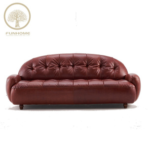 Juego de Sofás Seccionales de Cuero Italiano de Estilo Moderno y Lujo Ligero con Asientos Reclinables para Uso en Hoteles, <span class=keywords><strong>Muebles</strong></span> para el Hogar de 3 Plazas - Product Image 2