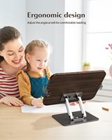 Recette de lecture gratuite Livre de cuisine en bois Support de tablette Support de livre pour la lecture