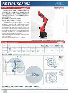 Borunte 6-Axis Industrial Robot Arm with PLC & Motor Driven Technology for Spraying Polishing Welding Applications - Product Image 4