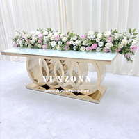Table de réception pour mariage, mobilier d'hôtel, table de réception, événements, fête, décoration, fournitures pour mariage