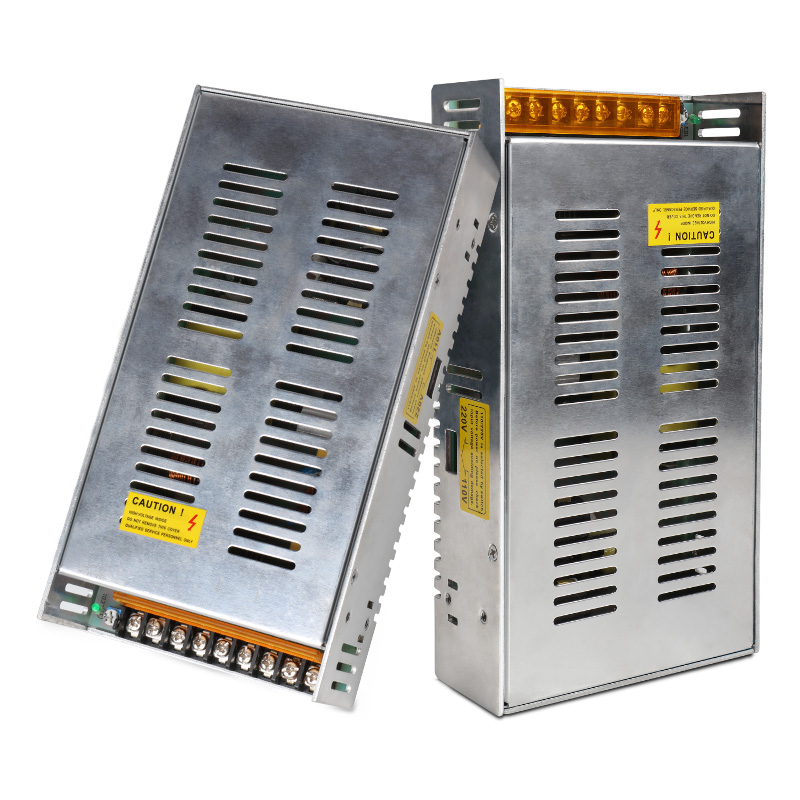 Высококачественный алюминиевый корпус 12 В 20 А Светодиодный источник питания 240 Вт 24 в 10 А источник питания