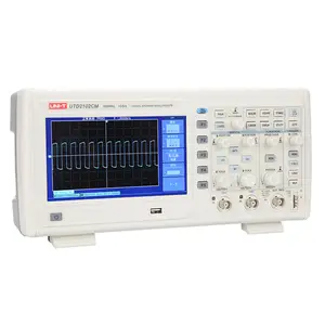 Promosi Penjualan UNI-T UTD2102CM 8 Inci TFT LCD Digital Storage Oscilloscope 100MHz Bandwidth 2 Saluran 800X480 Wvga