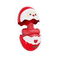 Vibrateur Lèche-œuf Père Noël, Cadeau de Noël Original, Masseur en Silicone pour Femme, Rechargeable, Étanche, Vente en Gros