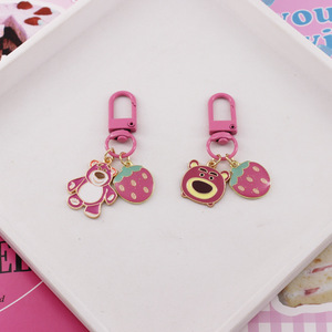 Llavero de Oso de Peluche con Diseño de <span class=keywords><strong>Mickey</strong></span> y Minnie, para <span class=keywords><strong>AirPods</strong></span>, Llaves de Coche, Bolsos, Regalo para Mejores Amigos - Product Image 3