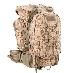 Double Safe Custom OEM Outdoor escursionismo impermeabile Bug Out Bag Tactical Large Trekking zaino da viaggio Camo Bag per lo Sport