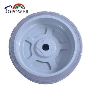 Roue en caoutchouc pleine Topower Industrial 15x5 pour pièces de rechange d'excavatrice - Product Image 2