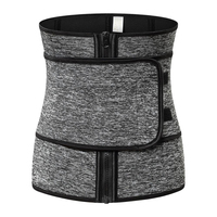 Personnalisé Private Label Femmes Néoprène Amincissant Ventre Taille Formateur Shaper 3 Couleurs Coupe-Sueur Ceinture de Compression Contrôle Ferme