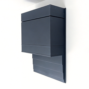 Cappa di Ventilazione <span class=keywords><strong>per</strong></span> Barbecue da Esterno in Acciaio Inox Personalizzata, Altezza 110 Pollici, Finitura Grigio Carbonio/Nero, Design Moderno - Product Image 2