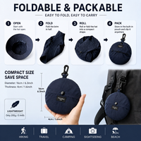 Chapeau Bob Unisexe Pliable et Imperméable pour l'Extérieur, Séchage Rapide, Protection Solaire, Idéal pour le Camping (Vente en Gros)