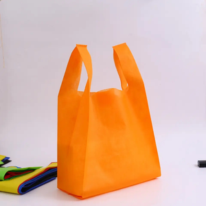 Bolsa de Compras Reutilizable Ecológica de Tela PE con Logotipo Personalizado, Tipo Camiseta, para Supermercados y Exposiciones - Product Image 3