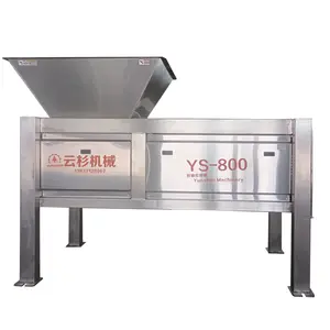 Stainless Steel Bone Frozen Meat Cutter Machine Frozen Meat Fish Crusher For Meat Processing Industry