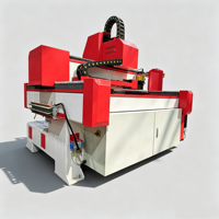 HUALONG Máquina CNC de 3 Ejes para Corte y Pulido Automático de Encimeras de Granito/Mármol, Motor de 10.75kW, 1 Año de Garantía