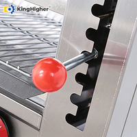 KingHigher Commercial Gas-Powered Professional Kitchen Catering Grill Salamandre Infrarouge réglable Machines de cuisine pour poulets de chair