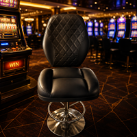 Chaise de casino réglable SUCCESSOR avec vérin à gaz, chaise de poker de luxe, sièges de casino haut de gamme, prix usine