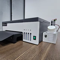 Printer Transfer Termal DTF A4 XP600 Paling Hemat Biaya, Flatbed Digital Core Berbiaya Rendah dengan Pompa, Harga Kompetitif