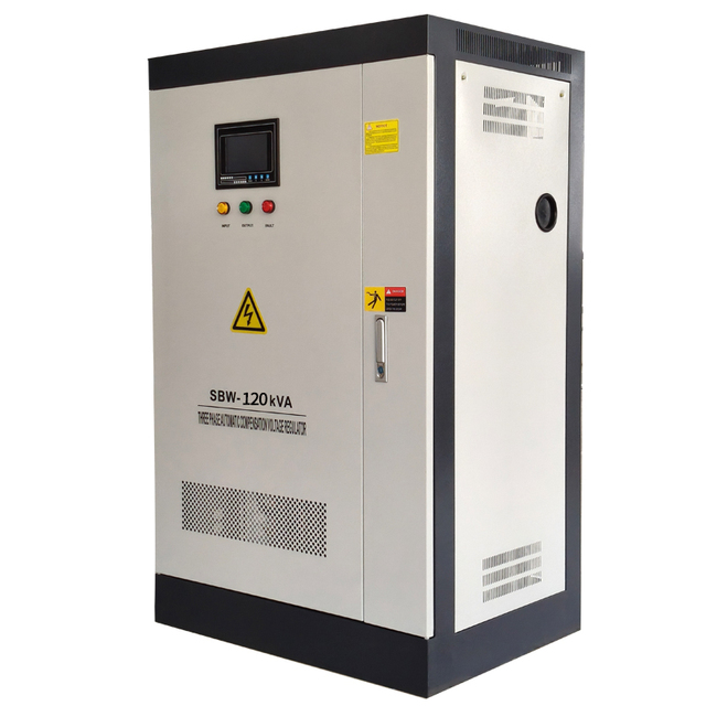 SBW Series Three-phase Fully Automatic Compensation Type AC Voltage Stabilizer - Power Range: 75KW to 150KVA (including 120KVA)