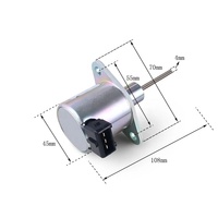 Solenoide de parada eléctrica para tractor Kioti CK25 CK27 CK30 DK35 DK40 CK2510F CK2610