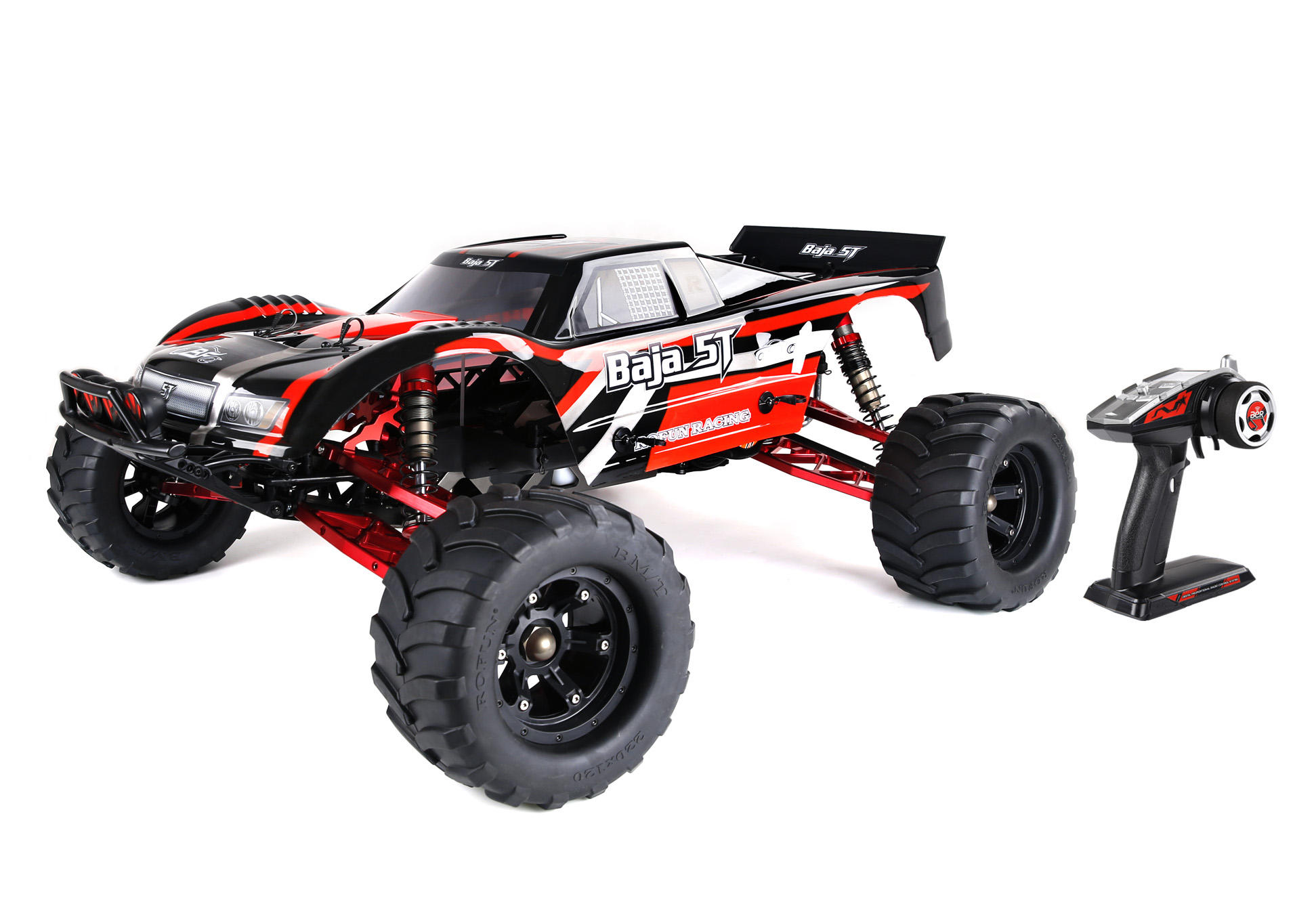 Set Di Pneumatici E Mozzi Ruota Per Auto Baja 5B 1/5 Km