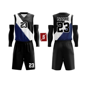 Diseño Clásico de Uniforme de Baloncesto, Jersey de Baloncesto Sublimado, Ropa de Entrenamiento en Venta - Product Image 4