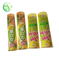 Tube en papier pour crème glacée jetable biodégradable à paroi simple imprimé sur mesure
