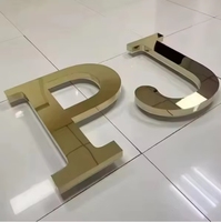 Signalisation de magasin antique avec lettres fines en laiton cuivre et chiffres en bronze Signalisation de logo de porte en métal PVC avec source