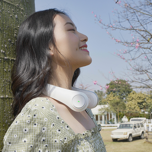 3 Vàng F12 Bán Buôn Tay Thể Thao Miễn Phí Cổ Fan Mát Cổ Quạt Làm Mát Không Cánh Không Dây Làm Mát Điện - Product Image 5