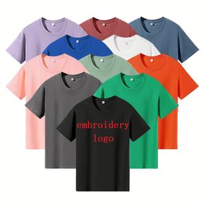 Chemises de travail promotionnelles pour la publicité d'entreprises de broderie, 180 g/m², 100 % coton, t-shirt personnalisé, t-shirt court pour homme - Product Image 1