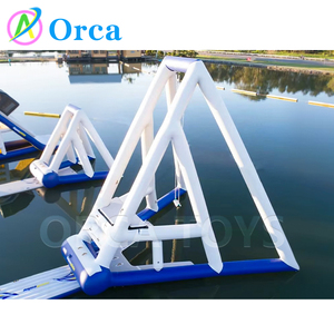 Balançoire à eau gonflable en PVC personnalisée High Flying Fun et fusée à eau pour les parcs aquatiques extérieurs et les aventures en mer - Product Image 4