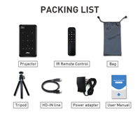 Offre Spéciale Projecteur Mini LED CYDLP300 854p Portable Extérieur Sans Fil Android Prêt pour la 3D Courte Portée 250 Lumens Garantie 1 An