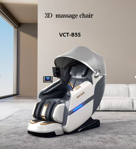 Luxuriöser Großer und Hoher 5D Ganzkörper-Massagesessel mit Schwerelosigkeit, Heizfunktion und 3D <span class=keywords><strong>Shiatsu</strong></span>-<span class=keywords><strong>Massage</strong></span> für Taille, Fuß und Kopf - Product Image 6