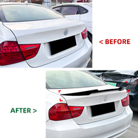 AMP-Z E90 M4 Style arrière Ducktail Spoiler en Fiber de carbone à la recherche de Kits pour BMW série 3 E90 2005-2012 voiture Spoiler