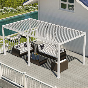 Pérgola Inteligente Motorizada con Persianas, Estructura de Aluminio Personalizada, Sistema Eléctrico, Cubierta para Balcón o Patio Exterior, Impermeable y Ecológica - Product Image 4