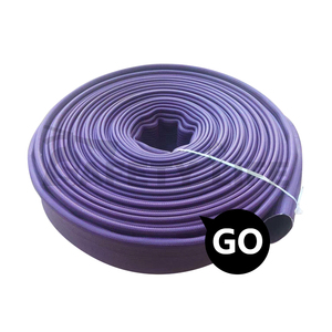 Manguera Contra Incendios DN40 50 65 80 Revestida de Látex 8 10 13 16 20 25 Bar, Manguera de Agua Industrial de Goma <span class=keywords><strong>Kanvas</strong></span> para Riego - Product Image 2