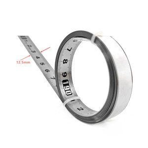 1-5m Edelstahl-Gehrungslineal Maßband Selbstklebend Metrische Skala Rostfrei Langlebig und Verschleißfest Lineal - Product Image 2