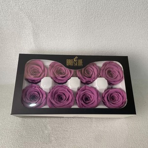 Têtes de fleurs de rose naturelles préservées, écologiques, vertes, fraîches, 4-5 cm, longue durée, pour la fête des mères, la Saint-Valentin - Product Image 5
