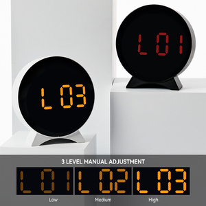 Reloj Despertador Digital LED Creativo, Portátil, Inteligente, con Temporizador, para el Dormitorio, el Escritorio o la Sala de Clases, con Luz de Colores, para Niños - Product Image 4