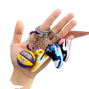 Wholesale Plastic mini sneakers Shoes Sneaker Keychain