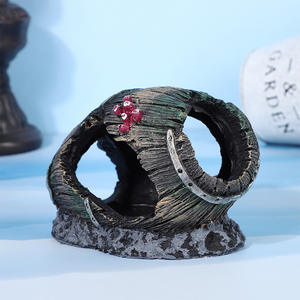 Hars-simulatie holle wijnvat <span class=keywords><strong>aquarium</strong></span> landschapsarchitectuur <span class=keywords><strong>aquarium</strong></span> vis- en garnalen schuilplaats grot reptielen schuilplaats grot - Product Image 2