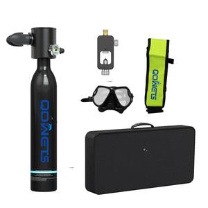 QDWETS 0.5L Aluminum Diving Air Tank High Pressure Portable Scuba Oxygen Cylinder Outdoor Recreational Diving Equipment - Product Image 2