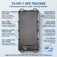 Traceur GPS solaire 4G en temps réel sans fil à longue autonomie pour remorques