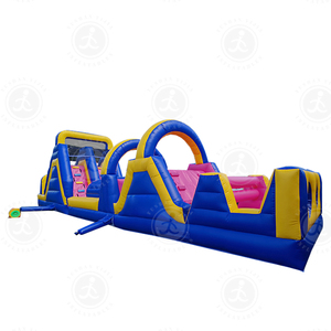 Inflables de calidad con garantía comercial, túnel de obstáculos inflable para exteriores, tobogán de Castillo, carrera de obstáculos inflable para niños y adultos - Product Image 1
