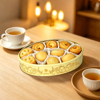 Biscuits au beurre croustillants et sucrés en rouleaux, fabrication en usine, marque privée, recette personnalisée, production en vrac