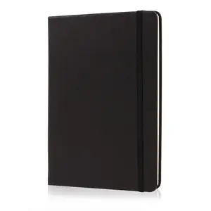 Toptan özel A5 poliüretan deri defter dergisi günlüğü notebooklar elastik kayış ile baskılı marka logosu günlüğü not defteri