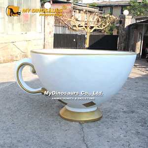 Estatua <span class=keywords><strong>de</strong></span> taza <span class=keywords><strong>de</strong></span> té <span class=keywords><strong>de</strong></span> mesa <span class=keywords><strong>de</strong></span> diseño personalizado My Dino - Product Image 5