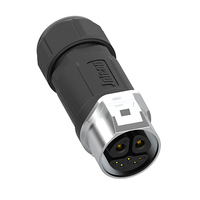 Connecteur circulaire étanche à verrouillage par poussée MJ24 50A-10A pour applications marines, équipements électriques industriels et systèmes électriques extérieurs