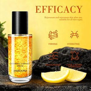Suero Facial de Microperlas de Lujo de Marca Privada, Perlas de Aceite en <span class=keywords><strong>C</strong></span>ápsulas, Vitamina <span class=keywords><strong>C</strong></span>, Niacinamida, Ceramida - Product Image 2