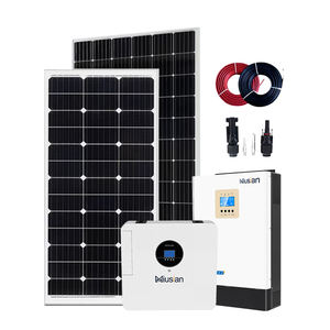 Generador Híbrido Fuera de la Red de <span class=keywords><strong>5Kw</strong></span> 10Kw, Kits de Paneles <span class=keywords><strong>Solares</strong></span> Impermeables, Nuevo Sistema Solar de Placa Plana para el Hogar, Sistema de Energía Solar - Product Image 3